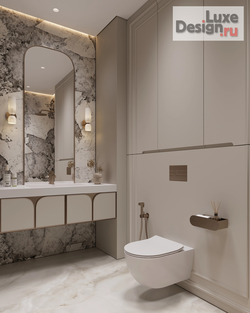 Дизайн интерьера квартиры "ЖК Primavera (104 кв). Сан. узел" (фото 3)