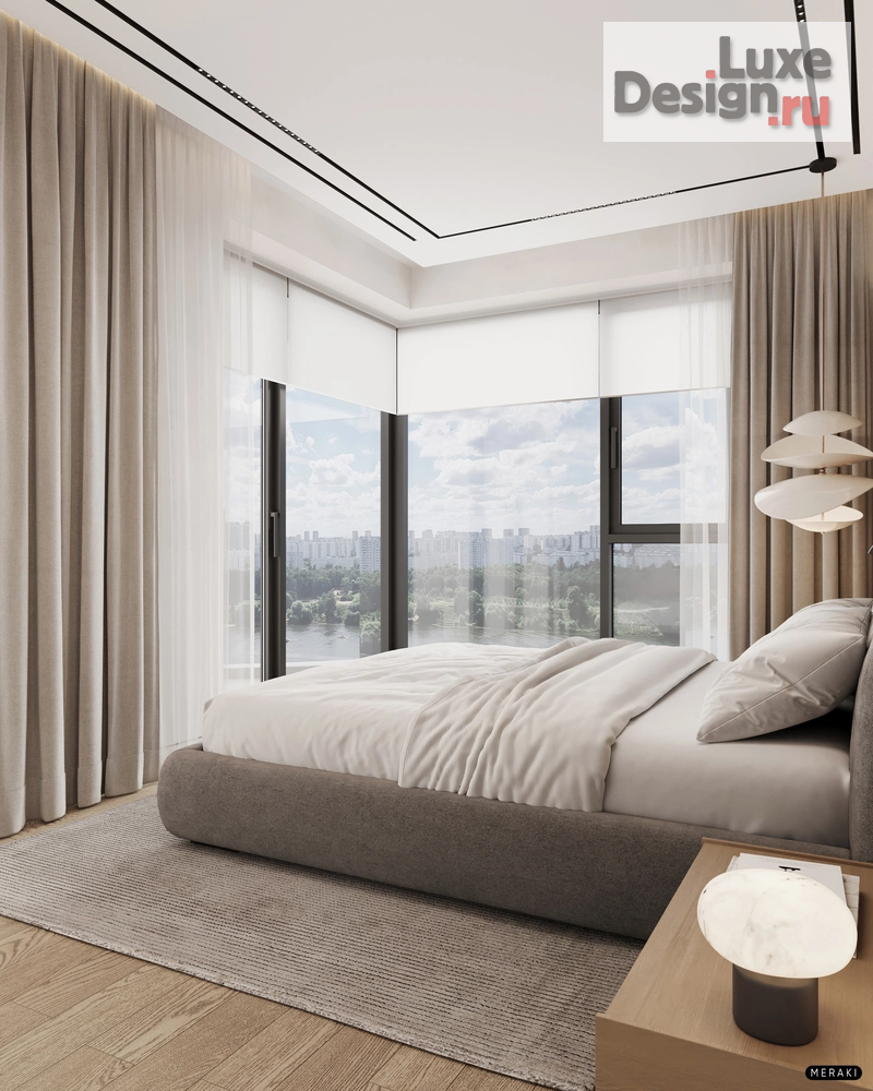 Дизайн интерьера квартиры "ЖК Primavera (108 кв). Спальня" (фото 5)