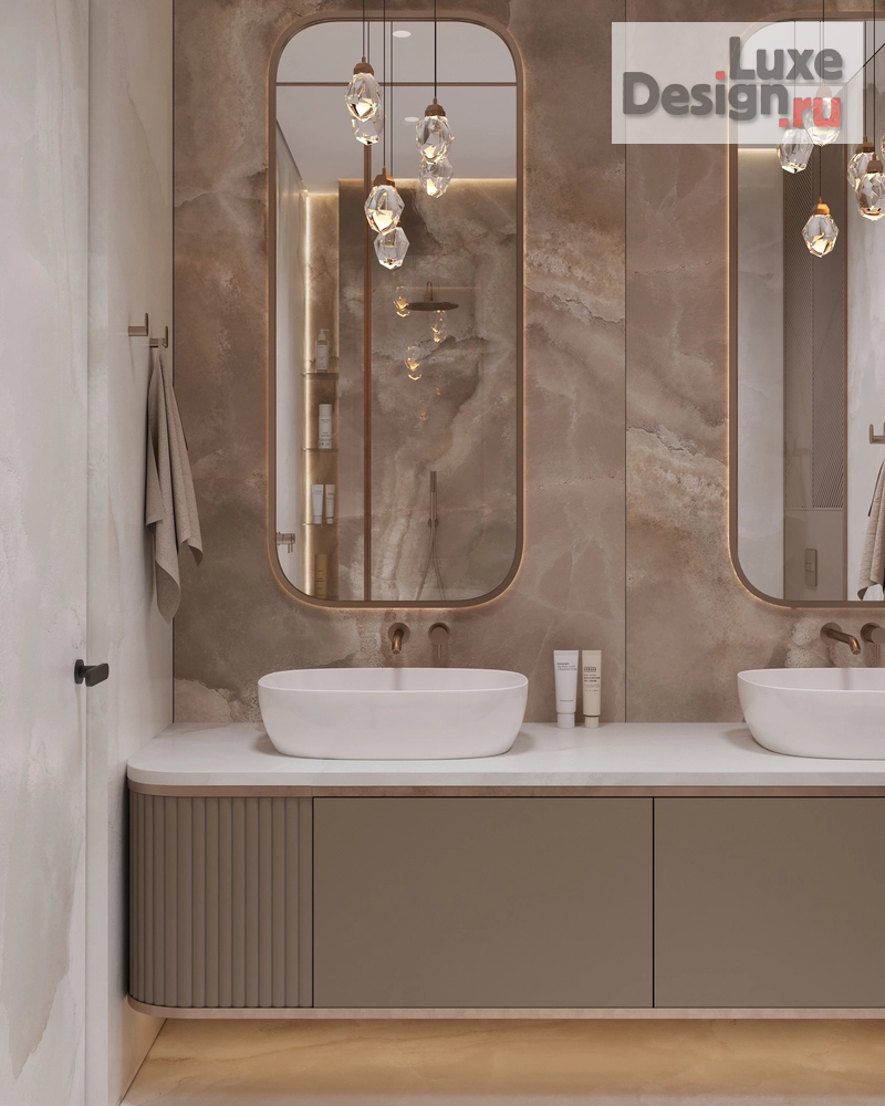 Дизайн интерьера квартиры "ЖК Primavera (104 кв). Мастер-ванная" (фото 6)