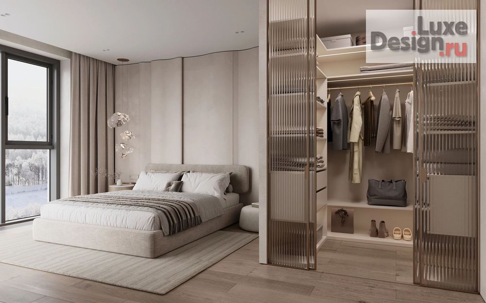 Дизайн интерьера квартиры "ЖК Primavera (104 кв). Спальня" (фото 2)