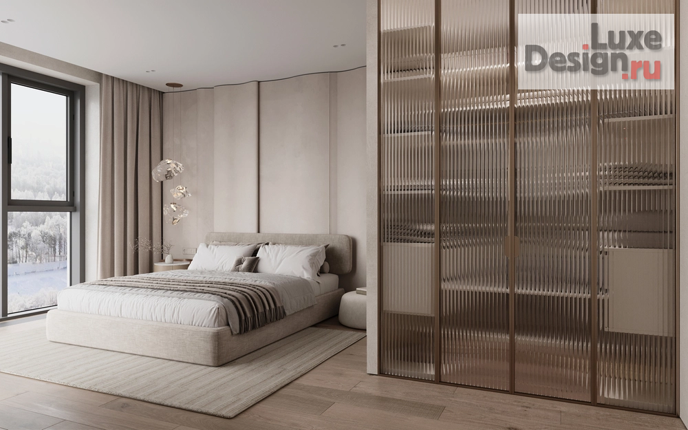 Дизайн интерьера квартиры "ЖК Primavera (104 кв). Спальня" (фото 1)