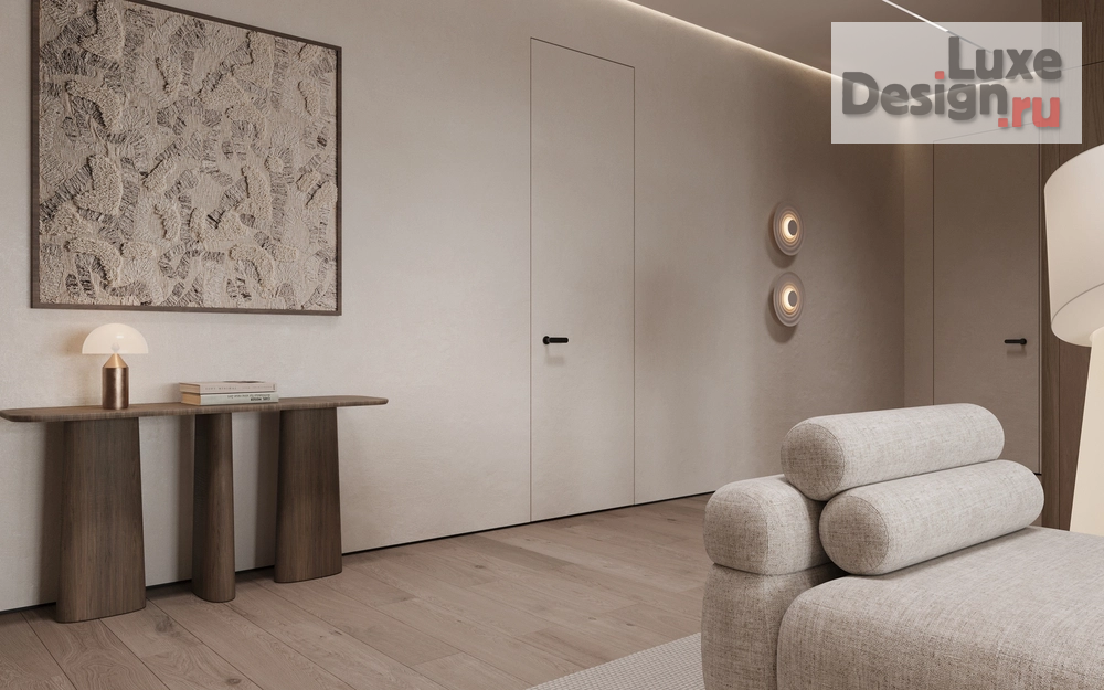 Дизайн интерьера коттеджа "Дом (240 кв). Кухня-гостиная" (фото 6)