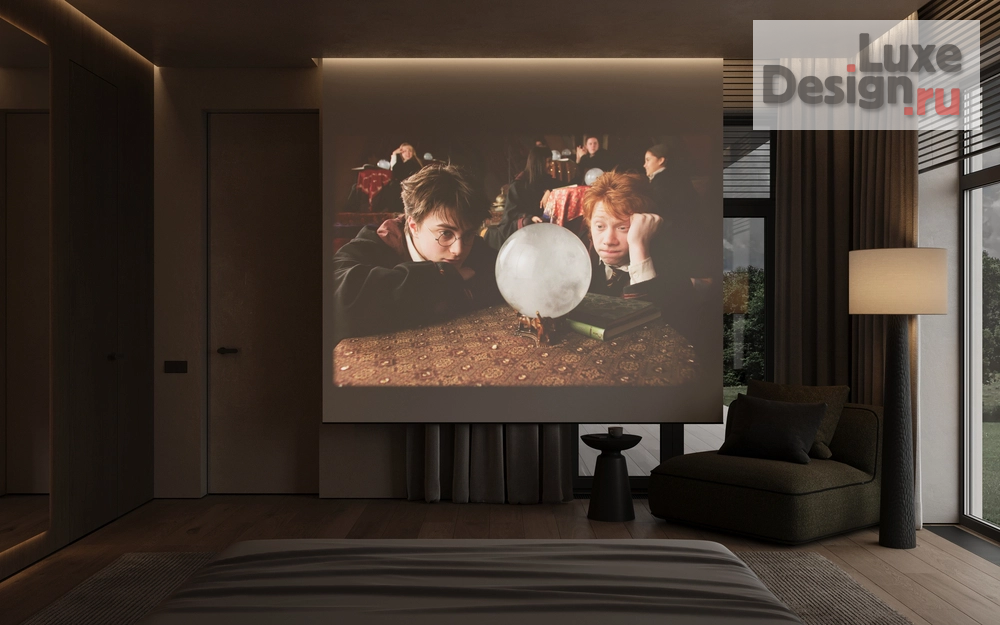 Дизайн интерьера частного дома "Дом (240 кв). Спальня и гардеробная" (фото 6)