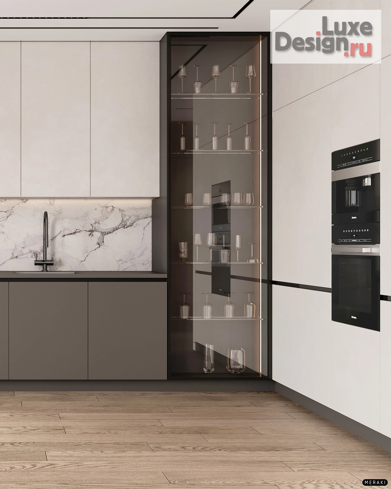 Дизайн интерьера квартиры "ЖК Primavera (108 кв). Кухня-гостиная" (фото 19)