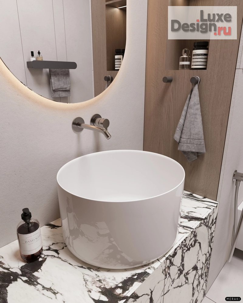 Дизайн интерьера квартиры "ЖК Primavera (53 кв). Ванная комната" (фото 11)