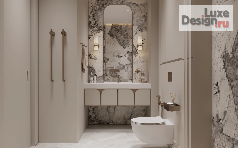 Дизайн интерьера квартиры "ЖК Primavera (104 кв). Сан. узел" (фото 7)