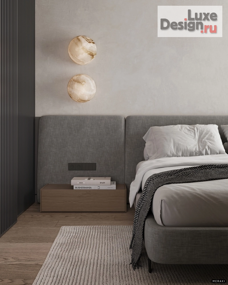 Дизайн интерьера квартиры "ЖК Primavera (53 кв). Спальня и кабинет" (фото 1)