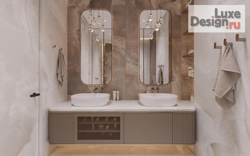 Дизайн интерьера квартиры "ЖК Primavera (104 кв). Мастер-ванная" (фото 12)