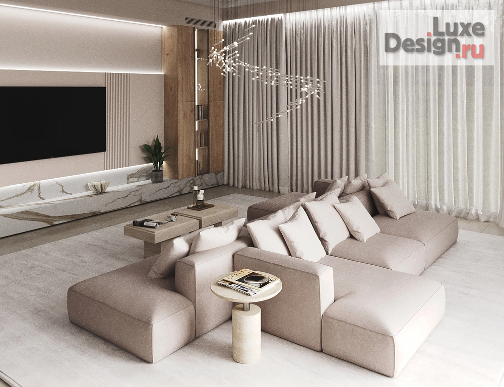 Дизайн интерьера загородного дома "Миллениум Парк" (фото 2)