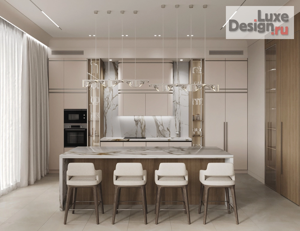 Дизайн интерьера загородного дома "Миллениум Парк" (фото 8)