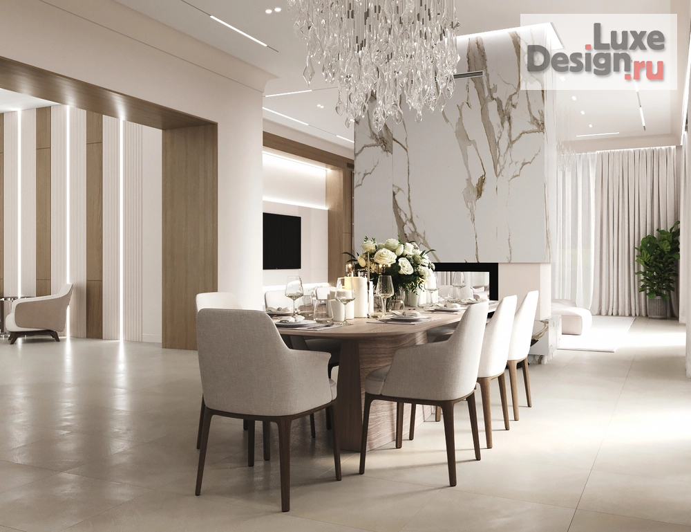 Дизайн интерьера загородного дома "Миллениум Парк" (фото 6)