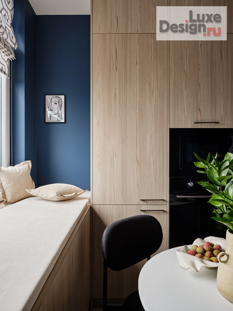 Дизайн интерьера однокомнатной квартиры "Гармония цвета" (фото 2)