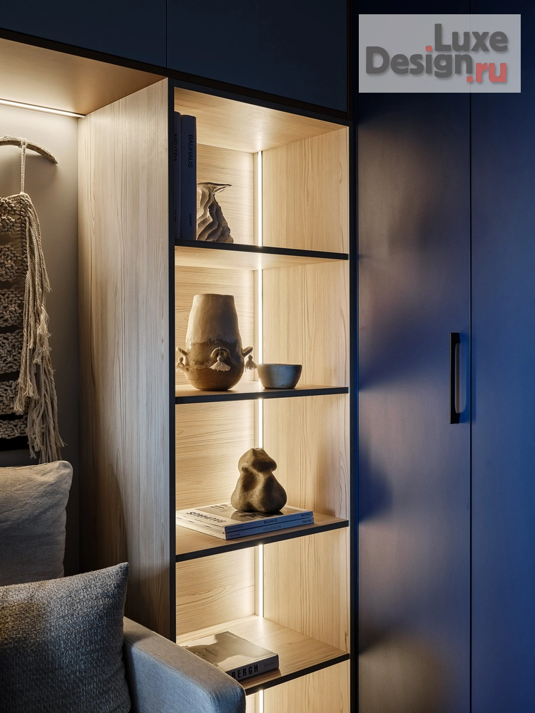 Дизайн интерьера однокомнатной квартиры "Гармония цвета" (фото 21)