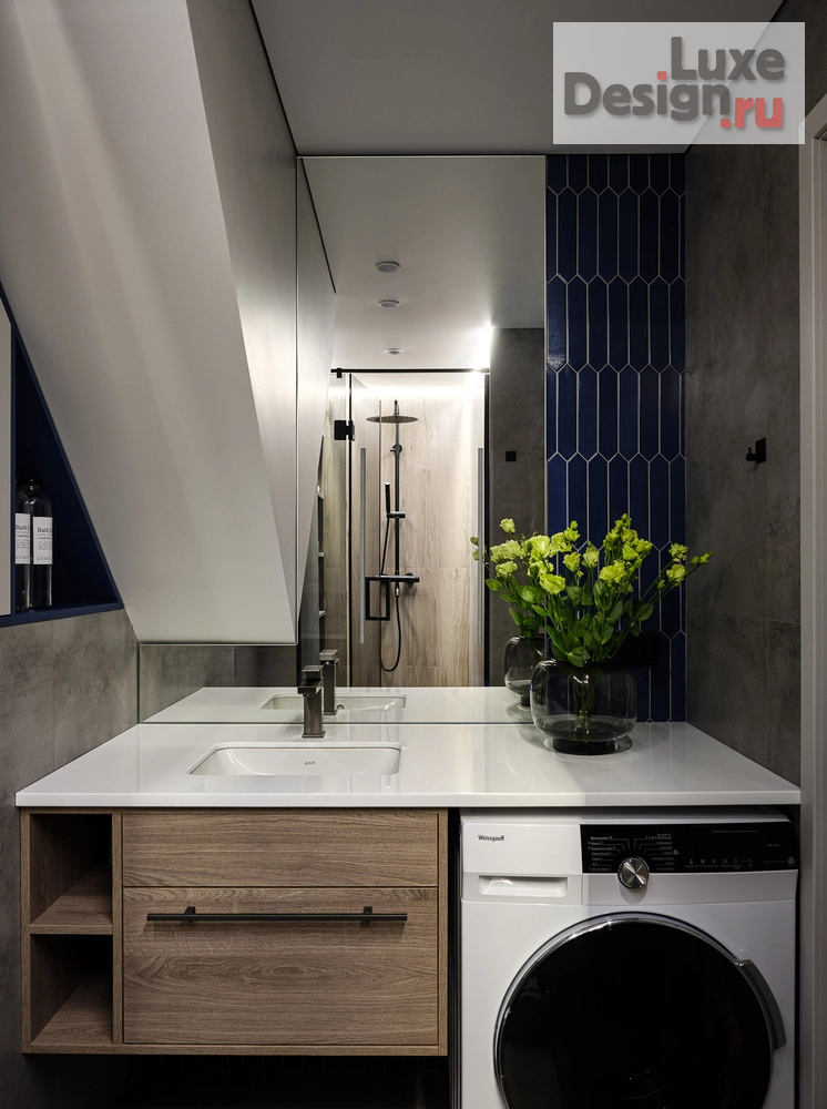 Дизайн интерьера однокомнатной квартиры "Гармония цвета" (фото 23)