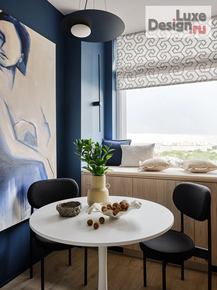 Дизайн интерьера однокомнатной квартиры "Гармония цвета" (фото 4)