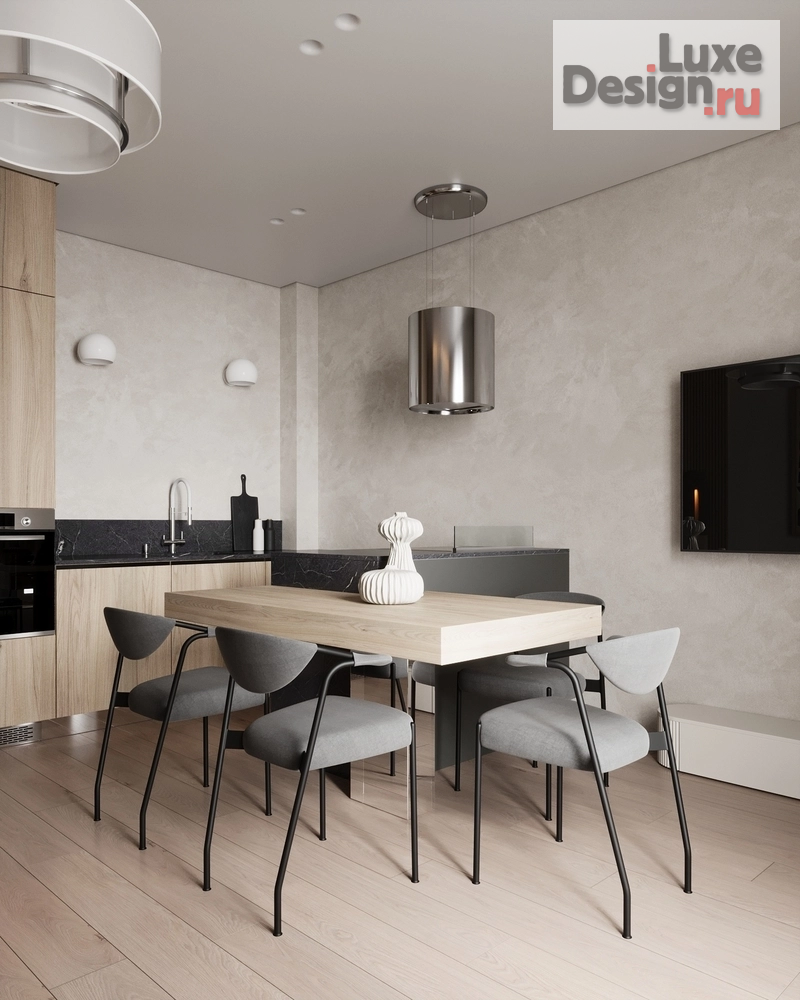 Дизайн интерьера двухкомнатной квартиры "Вечная современность " (фото 7)