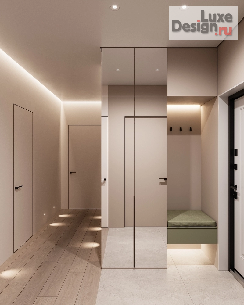 Дизайн интерьера двухкомнатной квартиры "Вечная современность " (фото 21)