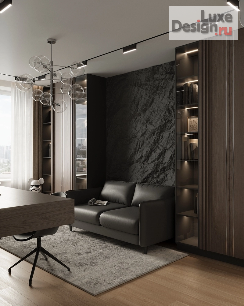 Дизайн интерьера трехкомнатной квартиры "Элегантный минимализм" (фото 29) от дизайнера Гафарова Яна YADOMA Дизайн интерьера трехкомнатной квартиры "Элегантный минимализм" (фото 29)