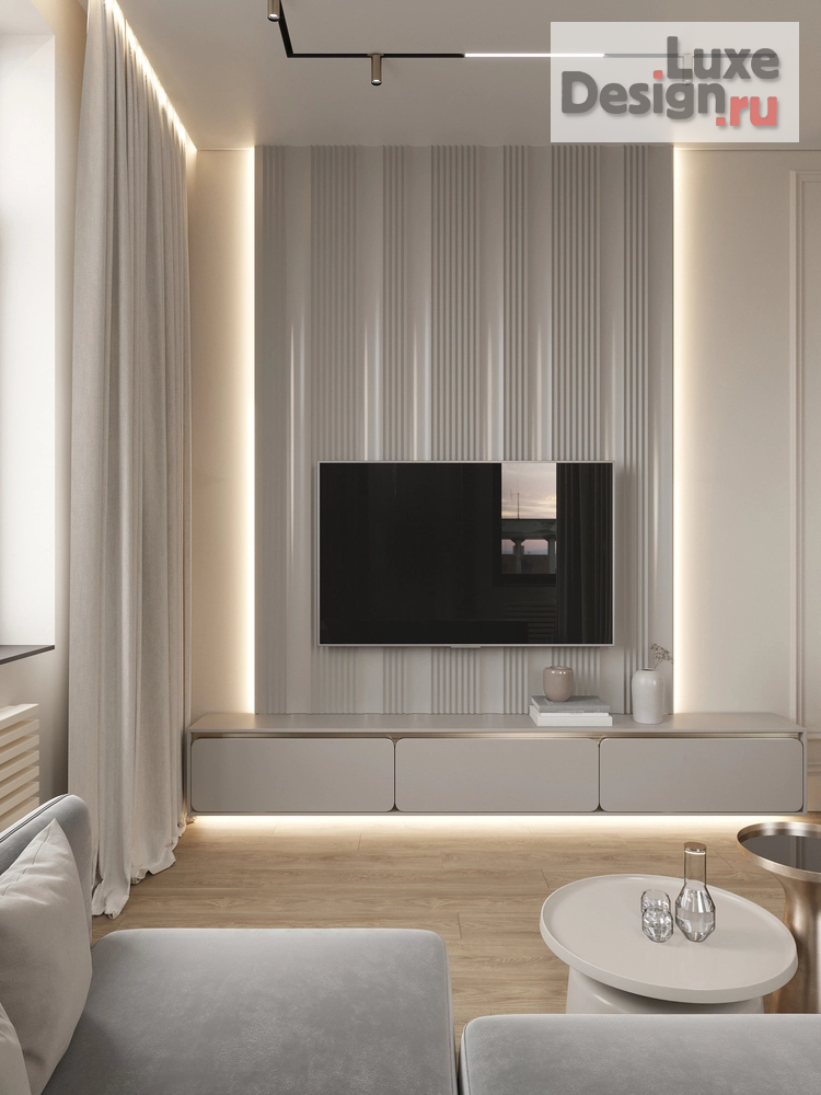 Дизайн интерьера трехкомнатной квартиры "Теплота дома" (фото 9)