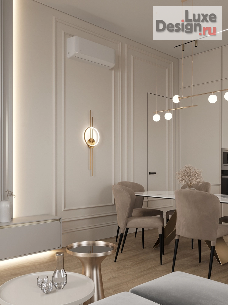 Дизайн интерьера трехкомнатной квартиры "Теплота дома" (фото 7)