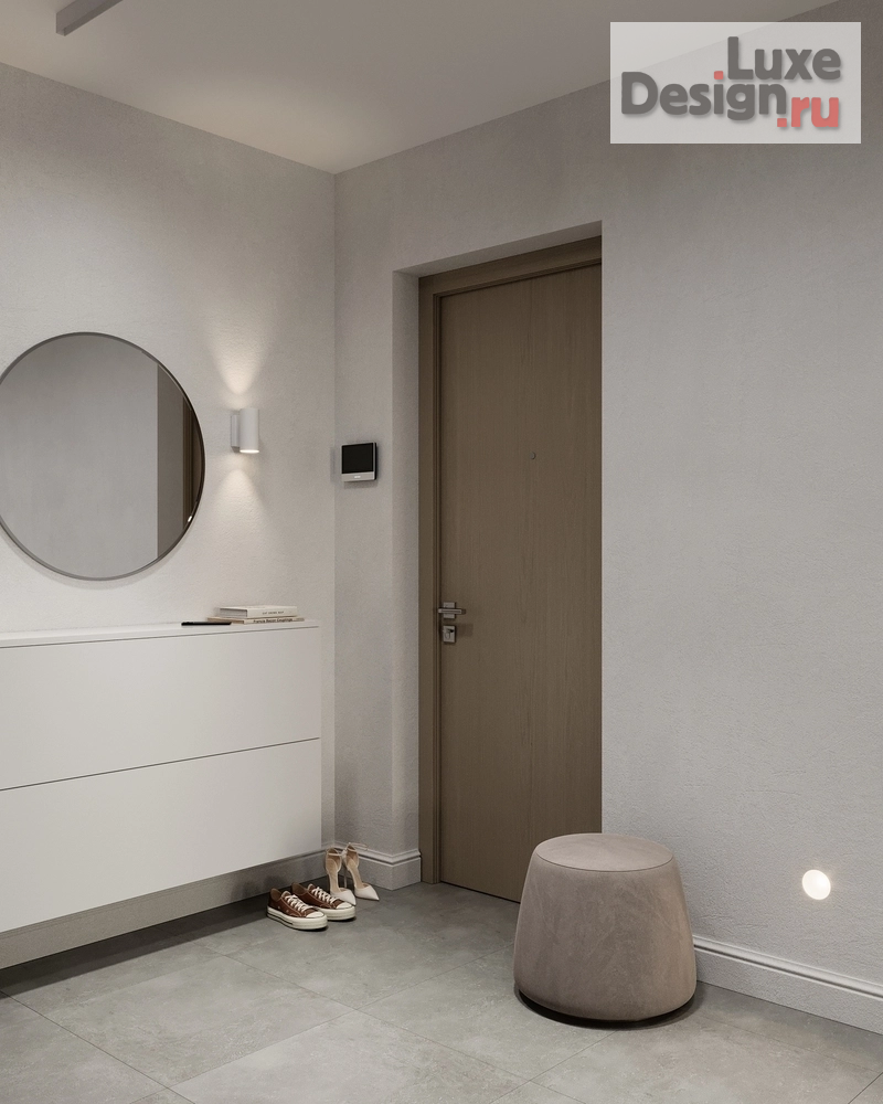 Дизайн интерьера трехкомнатной квартиры "Элегантный минимализм" (фото 12) от дизайнера Гафарова Яна YADOMA Дизайн интерьера трехкомнатной квартиры "Элегантный минимализм" (фото 12)