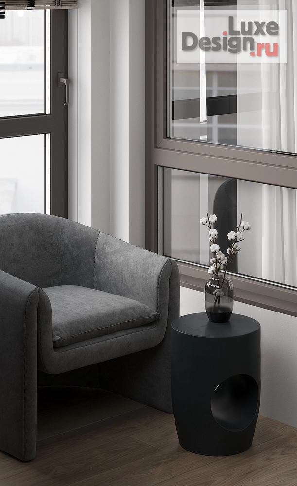 Дизайн интерьера трехкомнатной квартиры "Теплота дома" (фото 59)