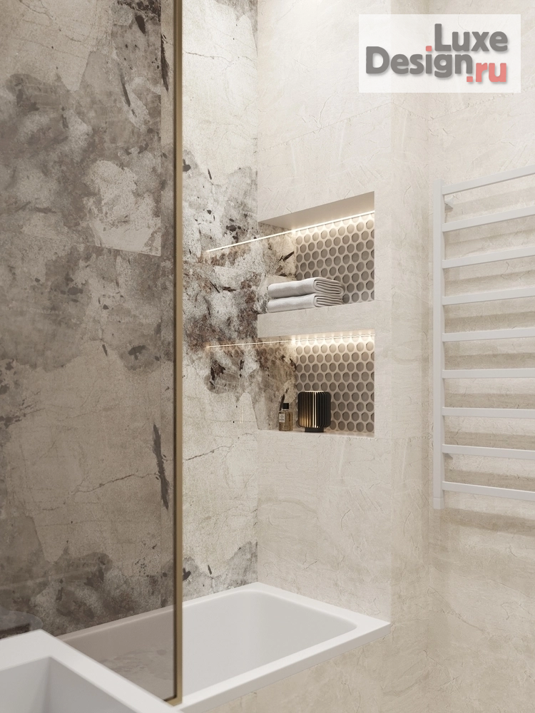 Дизайн интерьера трехкомнатной квартиры "Теплота дома" (фото 40)