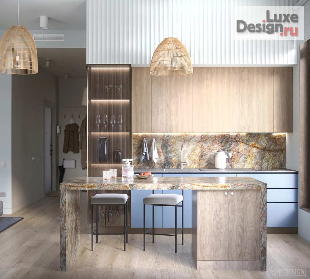 Дизайн интерьера двухкомнатной квартиры "Мануфактура James Beck" (фото 17)