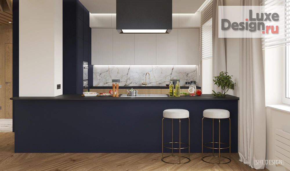 Дизайн интерьера трехкомнатной квартиры "ЖК "3 Ветра"" (фото 5)