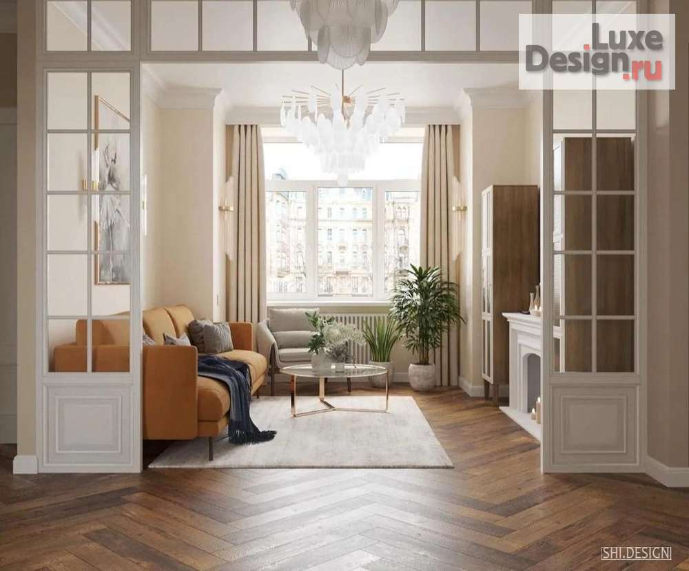 Дизайн интерьера четырехкомнатной квартиры "Электросила" (фото 1)