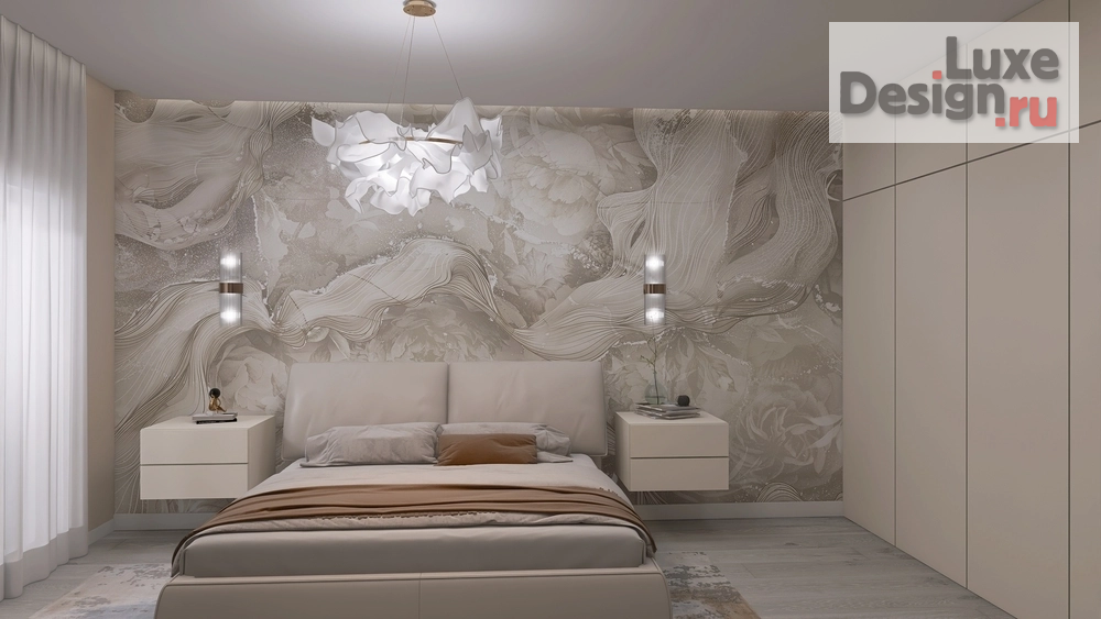 Дизайн интерьера таунхауса "Бежевые нотки в интерьере" (фото 4)