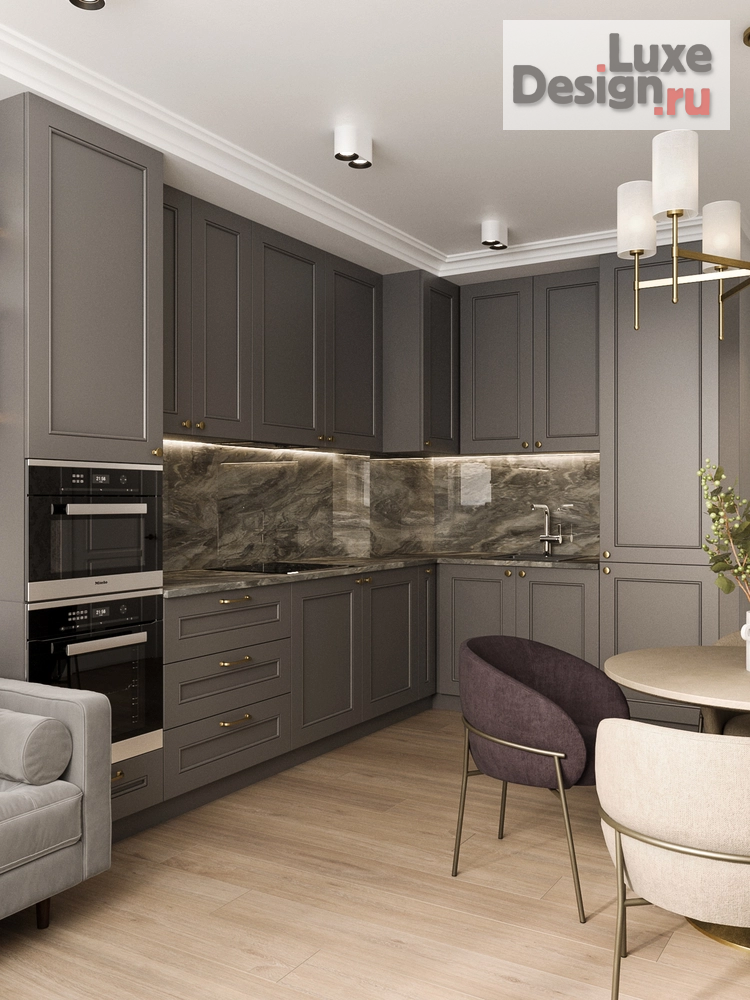 Дизайн интерьера однокомнатной квартиры "Однокомнатная квартира. Инвестиционный проект" (фото 1)