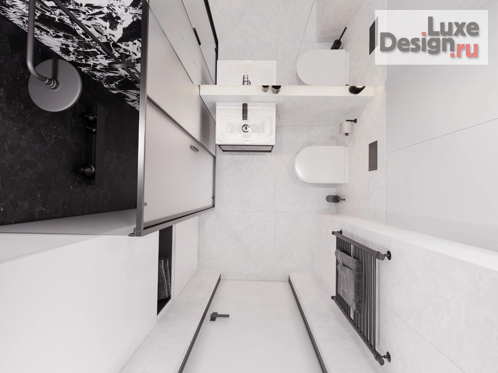 Дизайн интерьера однокомнатной квартиры "Инвестиционная квартира ЖК "Сказка", г. Ростов-на-Дону" (фото 18)