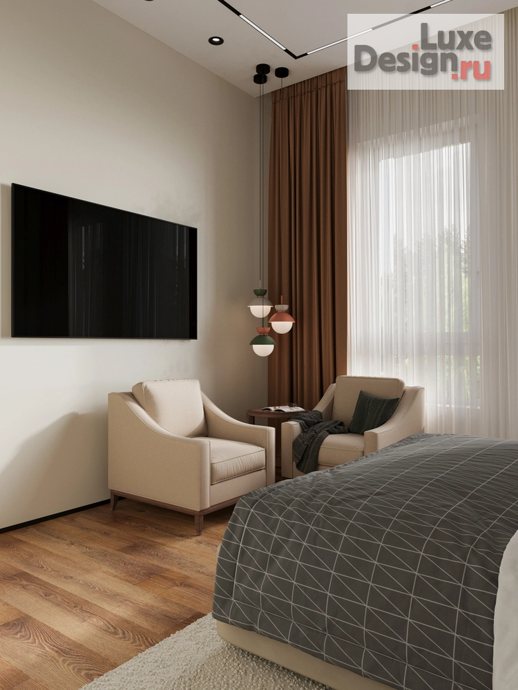 Дизайн интерьера загородного дома "Дизайн-проект частного загородного дома в КП Марьино" (фото 17)