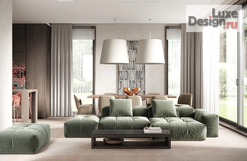 Дизайн интерьера коттеджа "Проект современного интерьера дома" (фото 19)