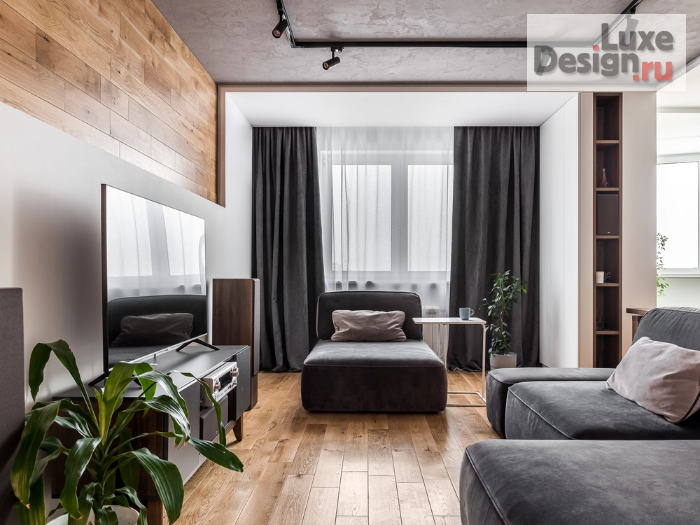 Дизайн интерьера гостиной "Реализация уютной кухни-гостиной" (фото 3)