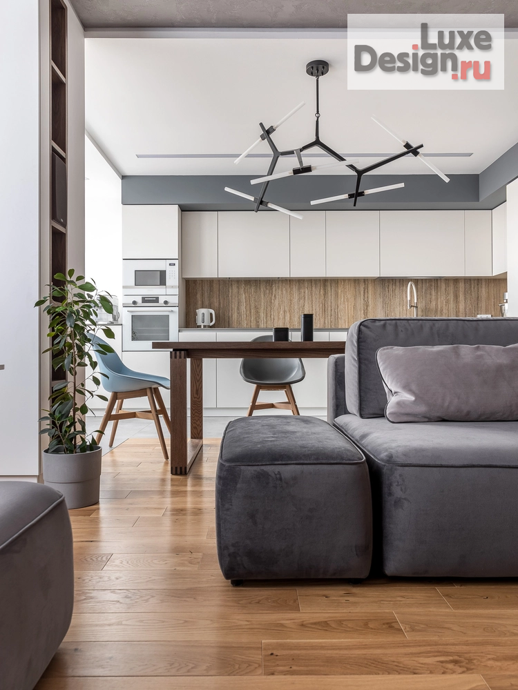 Дизайн интерьера гостиной "Реализация уютной кухни-гостиной" (фото 17)