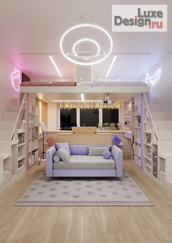 Дизайн интерьера детской "КАРАМЫШЕВСКАЯ НАБЕРЕЖНАЯ " (фото 1)