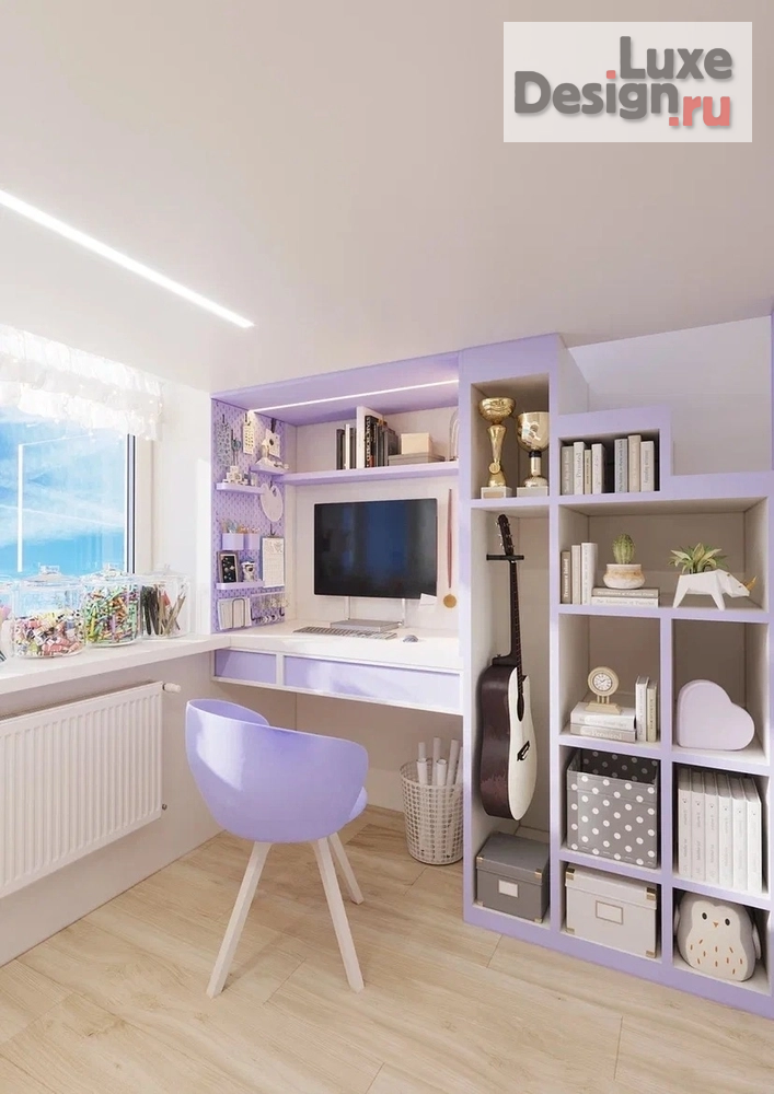 Дизайн интерьера детской "КАРАМЫШЕВСКАЯ НАБЕРЕЖНАЯ " (фото 5)