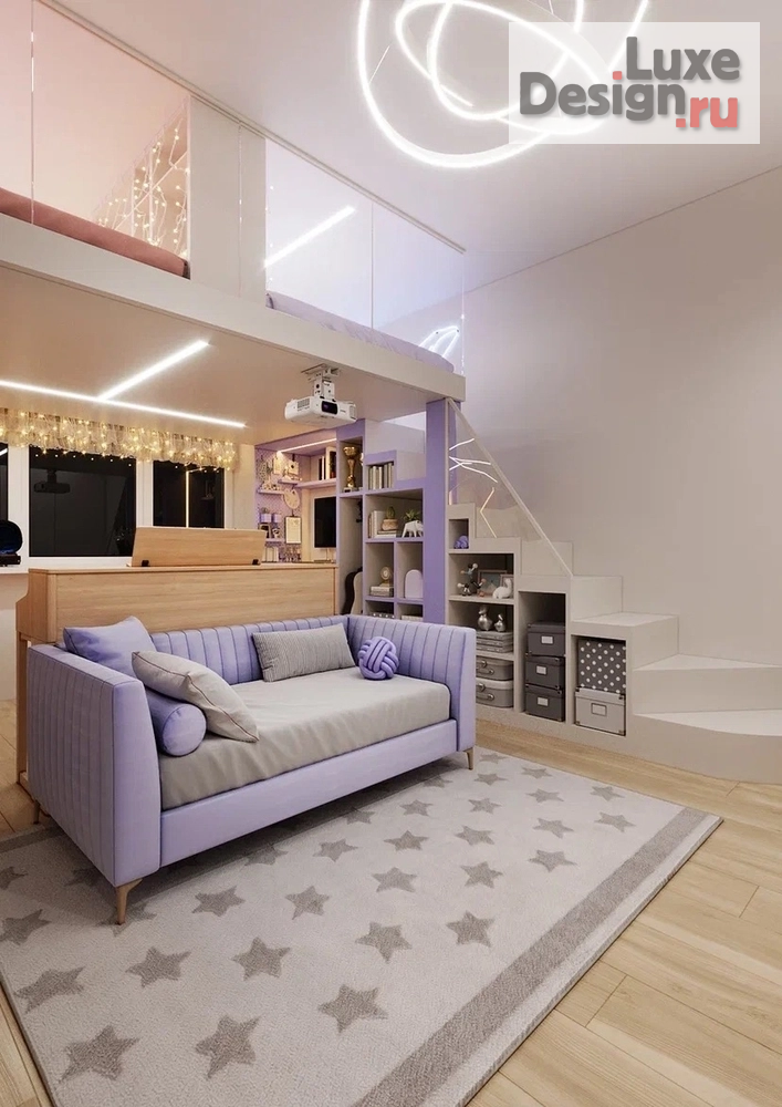 Дизайн интерьера детской "КАРАМЫШЕВСКАЯ НАБЕРЕЖНАЯ " (фото 9)