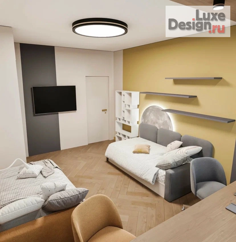 Дизайн интерьера трехкомнатной квартиры "МУРАВСКАЯ " (фото 4)