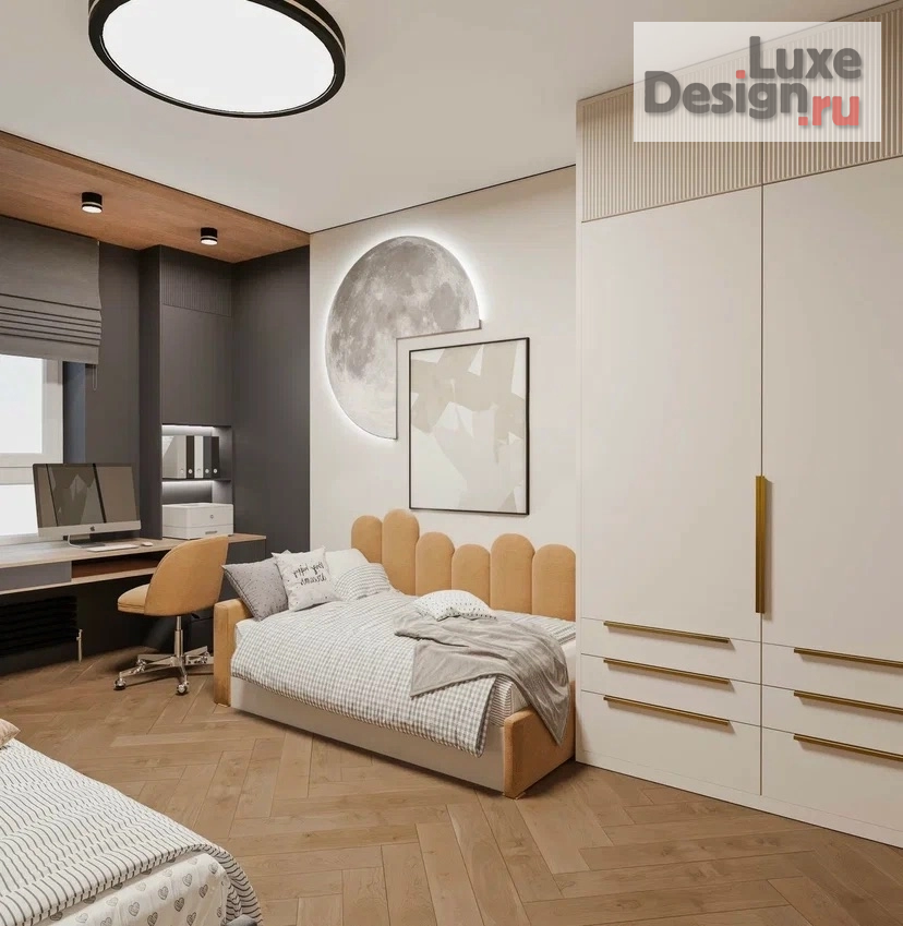 Дизайн интерьера трехкомнатной квартиры "МУРАВСКАЯ " (фото 5)