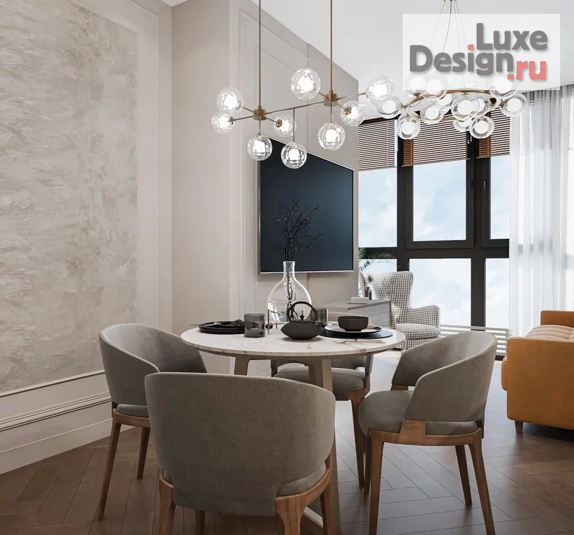 Дизайн интерьера трехкомнатной квартиры "МУРАВСКАЯ " (фото 1)