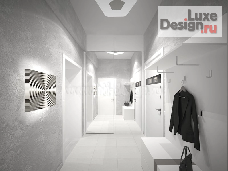 Дизайн интерьера апартаментов "Апартаменты с элементами стилей лофт и хай-тек" (фото 10)