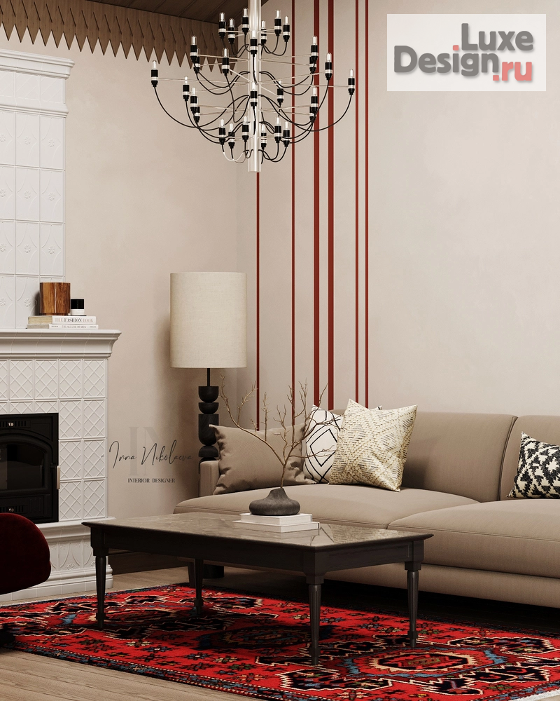 Дизайн интерьера загородного дома "Загородный дом в современном русском стиле" (фото 21)