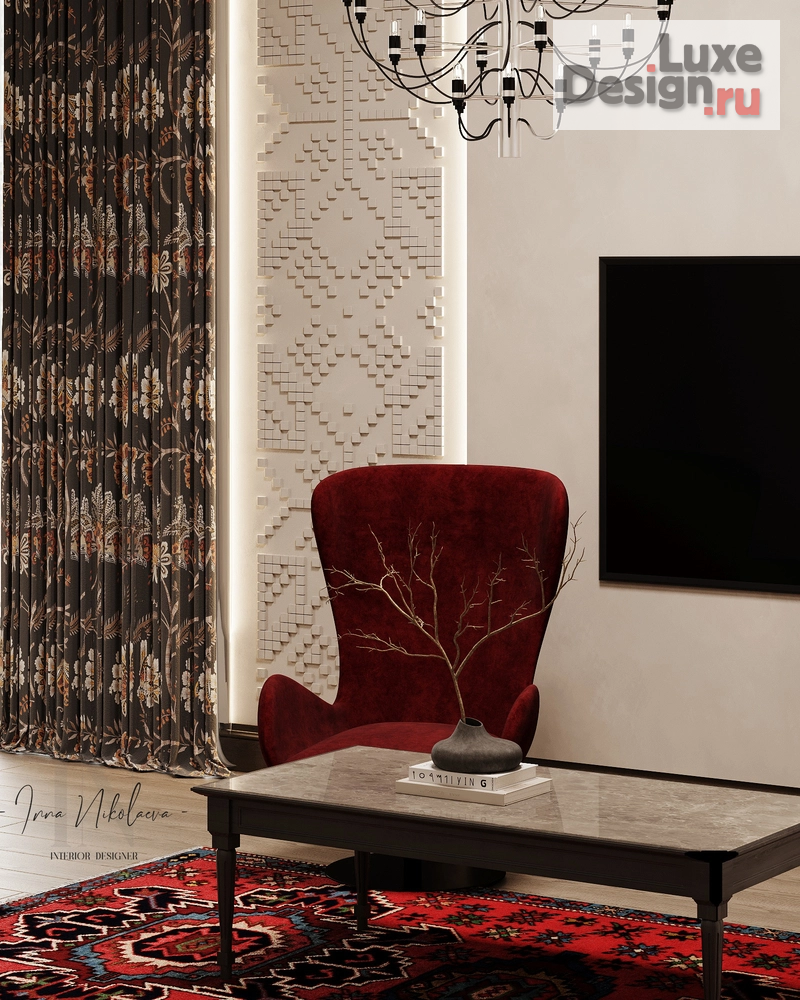 Дизайн интерьера загородного дома "Загородный дом в современном русском стиле" (фото 27)