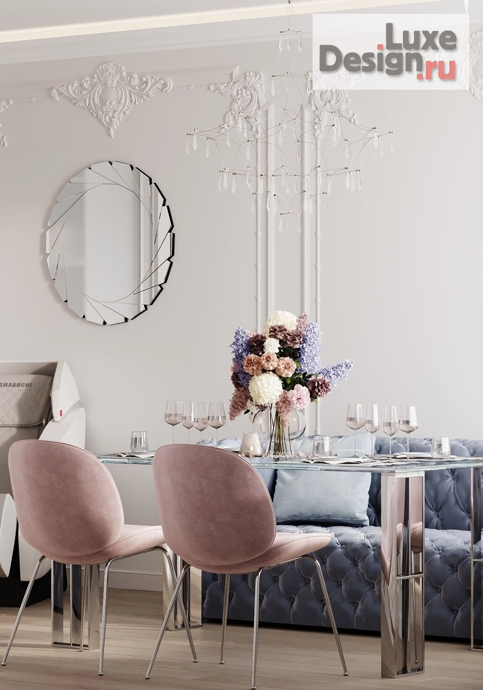 Дизайн интерьера трехкомнатной квартиры "Квартира в современном классическом стиле ЖК Выбор первых" (фото 4)