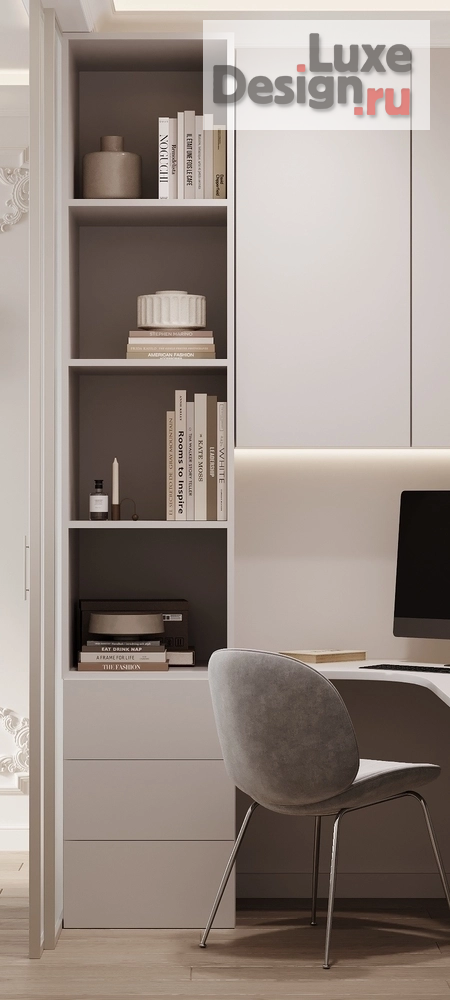 Дизайн интерьера трехкомнатной квартиры "Квартира в современном классическом стиле ЖК Выбор первых" (фото 25)