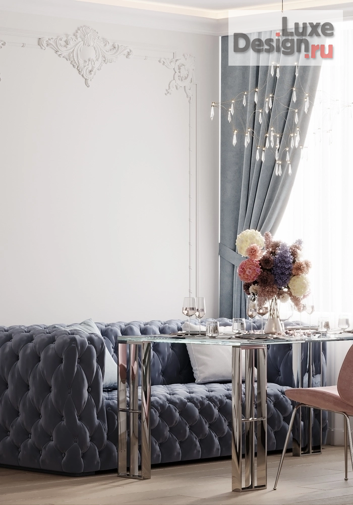 Дизайн интерьера трехкомнатной квартиры "Квартира в современном классическом стиле ЖК Выбор первых" (фото 5)