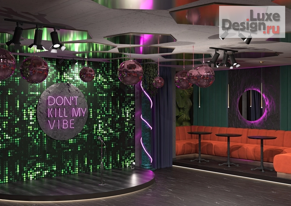 Дизайн интерьера ночного клуба "Проект караоке-бара" (фото 4)